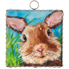 Load image into Gallery viewer, Round Top Mini Art Bunny Close-Up
