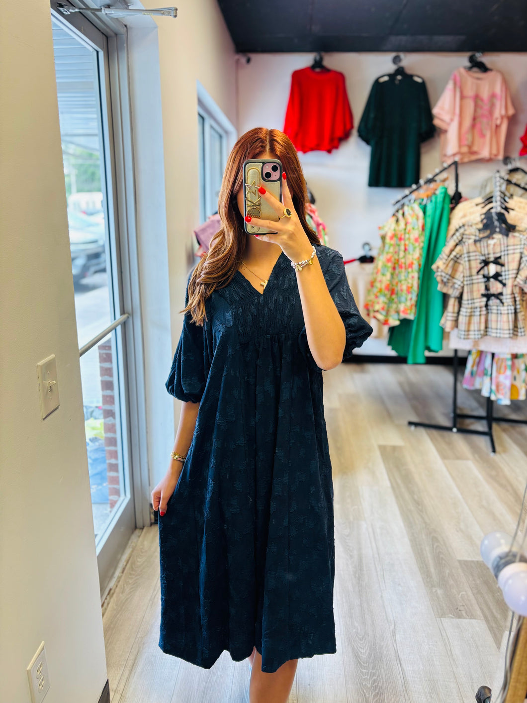 Long Navy Dress