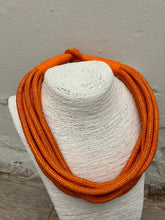 Load image into Gallery viewer, &quot;Original&quot; Slub 8-Strand Necklace (orange)
