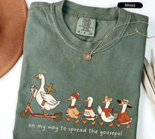 Load image into Gallery viewer, On my way to spread the Gospel Comfort Color Tee
