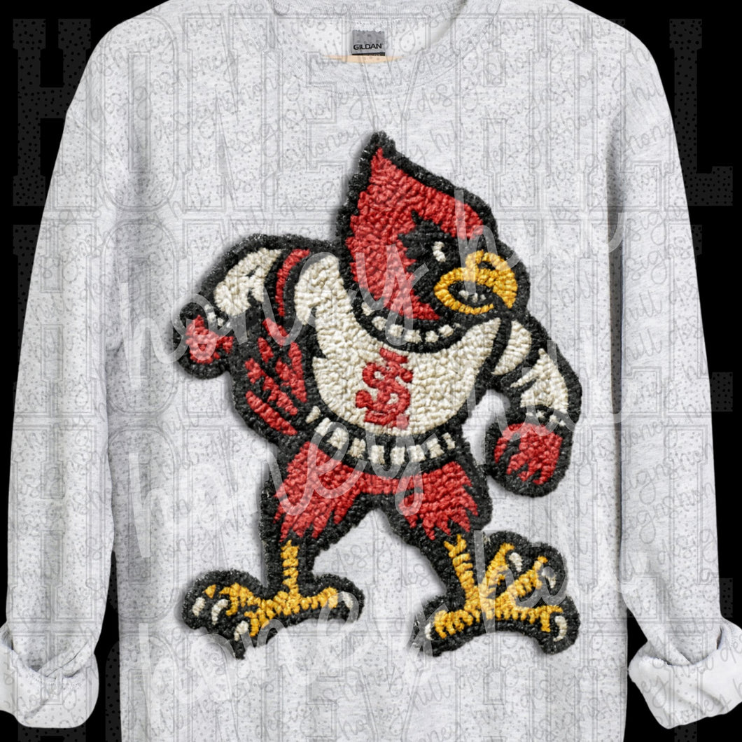 Cardinal Body Faux Yarn