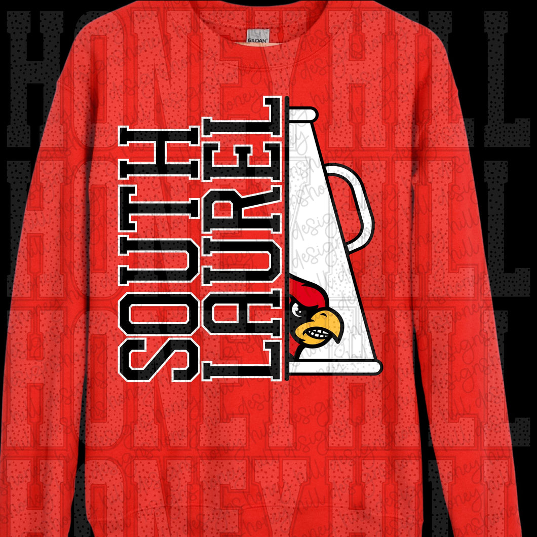 South Laurel Cheer with Cardinal