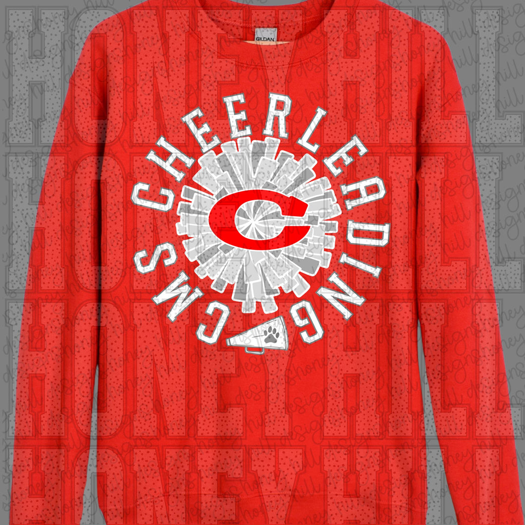 CMS Cheerleading Around Pom Pom