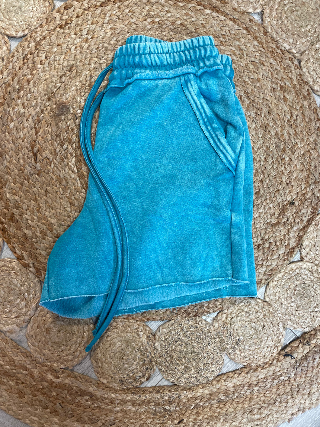 Teal Blue Lounge Shorts