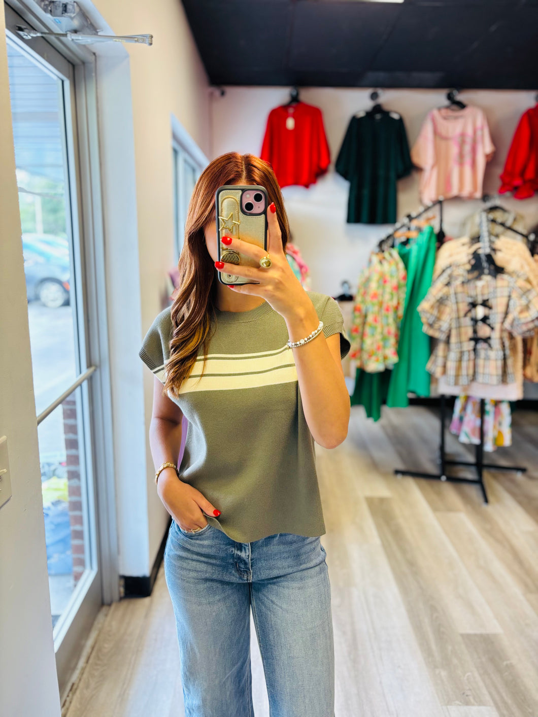 Green Sweater Vest