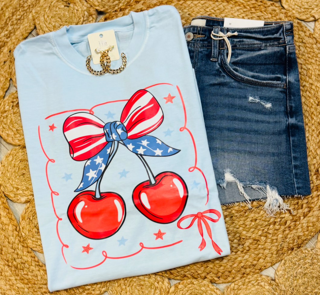 America cherry tee