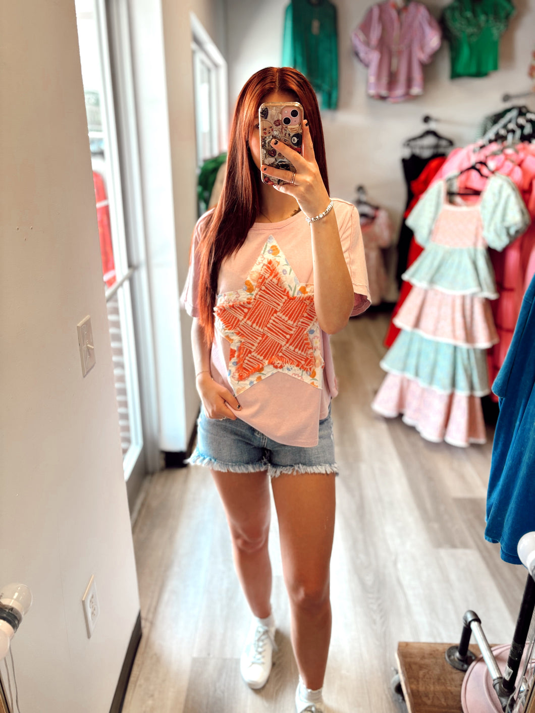 Star Patch Purple Tee