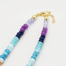 Load image into Gallery viewer, Colorful Gemstone with Pearl
