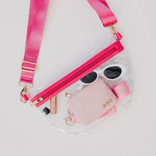 Load image into Gallery viewer, Kehlani Clear Stadium Bum Bag: Black
