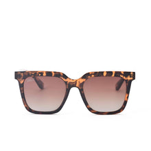 Load image into Gallery viewer, Dani- Women’s Square Sunglasses – Oversized Fall Line: Grey Cheetah
