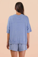 Load image into Gallery viewer, Mineral Washed Knit Casual Top &amp; Shorts: PINK
