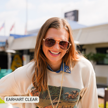 Load image into Gallery viewer, Earhart - Women’s Aviator Sunglasses–Polarized Everyday Chic: Marble
