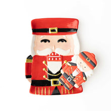 Load image into Gallery viewer, Red Nutcracker Dessert Plate
