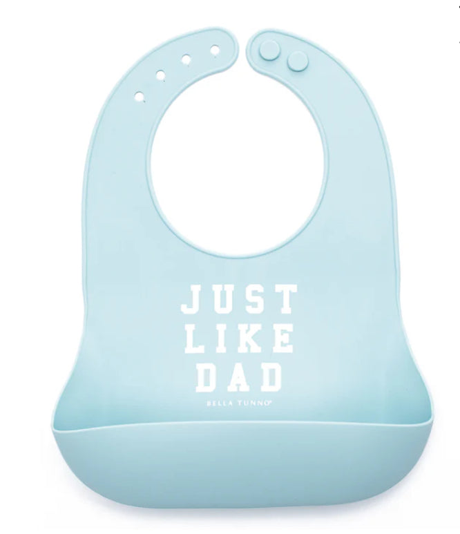 Just like dad bib