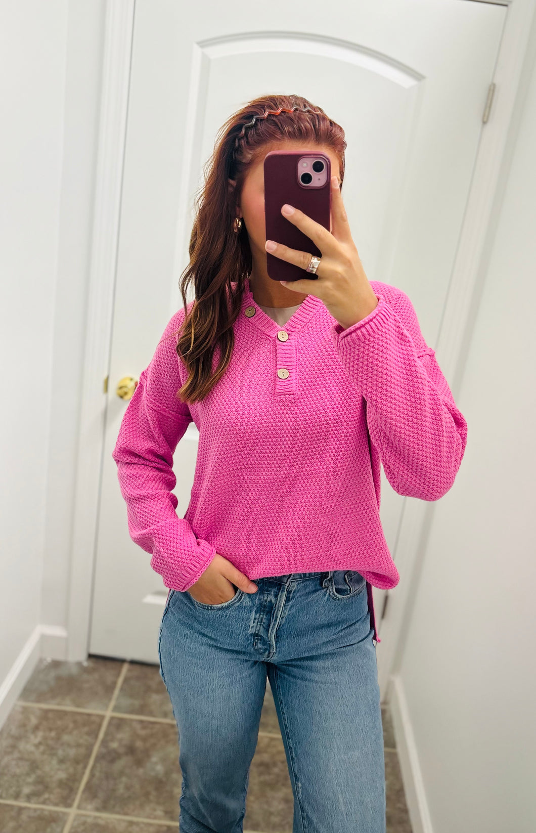 Bubblegum Knitted Sweater