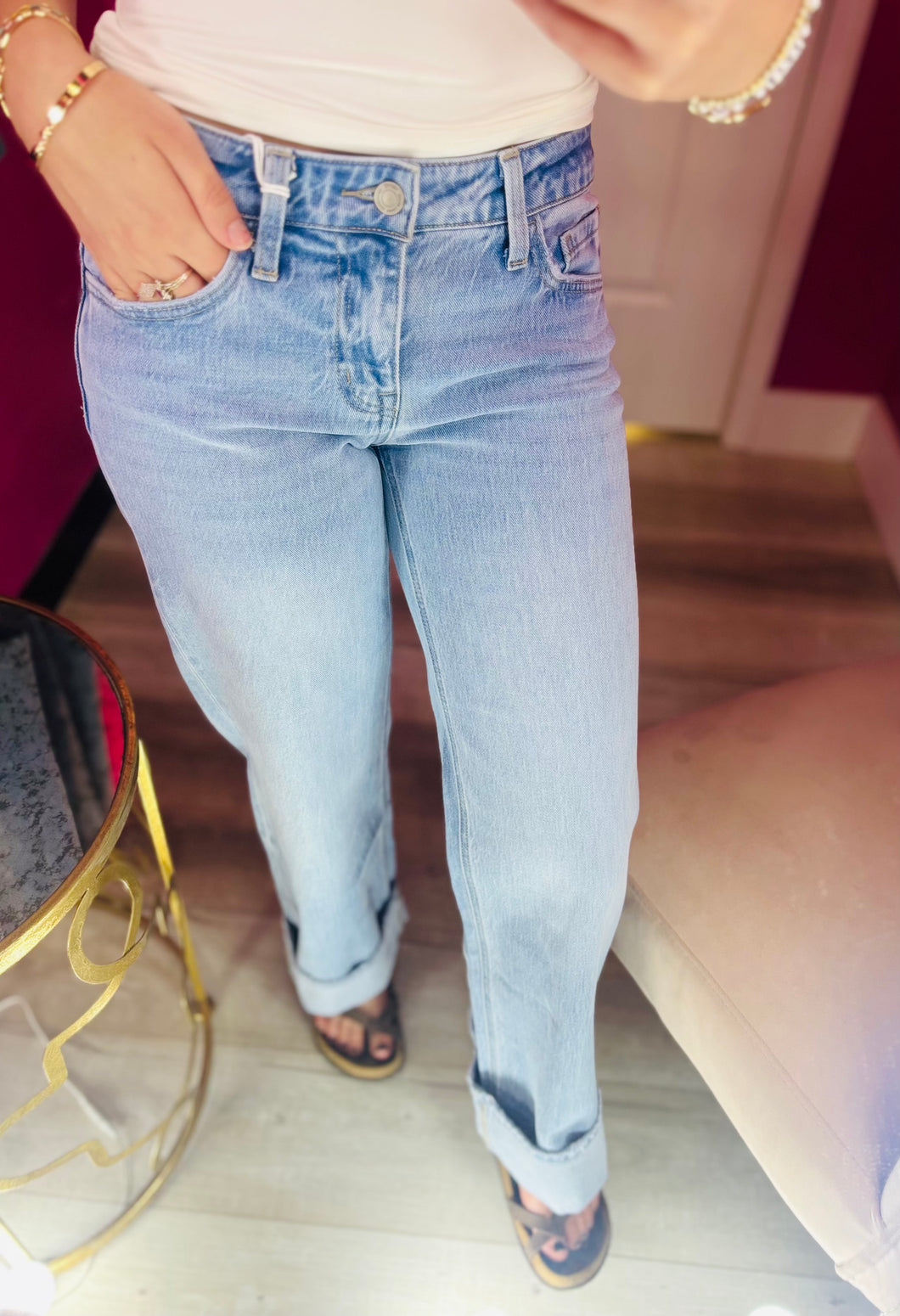KRIS Baggy Wide Leg Jeans