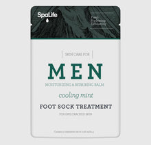 Load image into Gallery viewer, Men's Cooling Mint Moisturizing Foot Sock Treatment
