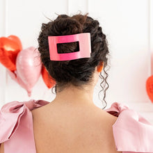 Load image into Gallery viewer, Flat Rectangle Hair Clip | Large | Kiss &amp; Tell
