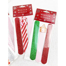 Load image into Gallery viewer, Christmas Theme Nail File Set: MIX COLOR / ONE(12)
