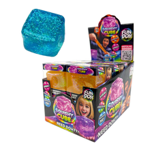 Load image into Gallery viewer, Fun Doh Squish &amp; Squeeze Sparkle Cube Fidget Toy- 12/Display: Wholesale Price
