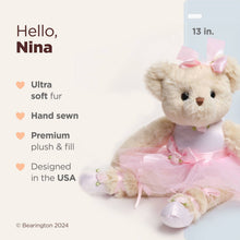 Load image into Gallery viewer, Nina Teddy Bear Ballerina
