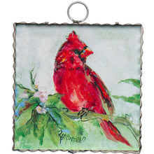 Load image into Gallery viewer, Round Top Mini Art Spring Cardinal
