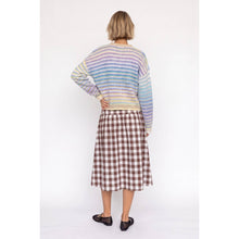 Load image into Gallery viewer, TF26-0715 - Multi color button up cardigan: MOCHA MIX / S-M-L(3-2-1)
