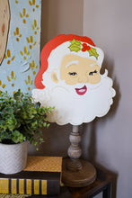 Load image into Gallery viewer, Jolliest Red Santa Topper: 12 inch Topper with peg (fits in the base)
