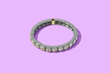Load image into Gallery viewer, Enamel Stretch Bracelet - Small Gems - Zoe - Assorted Colors: Pink
