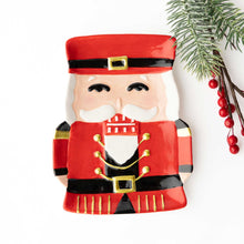 Load image into Gallery viewer, Red Nutcracker Dessert Plate
