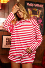 Load image into Gallery viewer, Red and White Stripe Shorts
