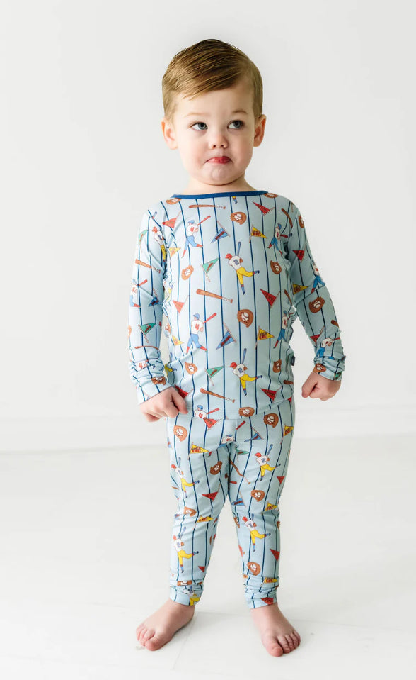 Batter Up Long Sleeve Jammies Set