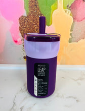 Load image into Gallery viewer, Purple Faded Sparkle Leakproof Kids Tumbler
