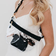 Load image into Gallery viewer, Kehlani Clear Stadium Bum Bag: Black
