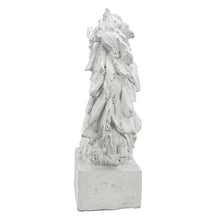Load image into Gallery viewer, 18" Horsehead Wood-Like Carving Statue Centerpiece: White
