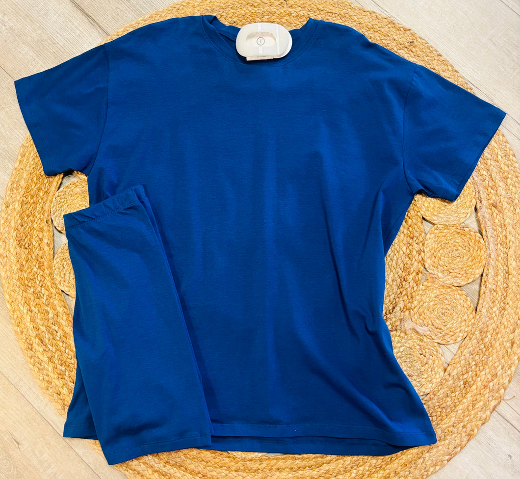 Royal Blue Biker Set