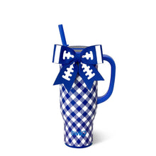 Load image into Gallery viewer, Gameday Gingham Royal Mega Mug (30oz)
