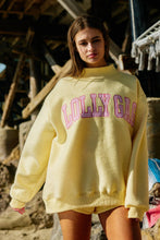 Load image into Gallery viewer, DILLY DALLY Reversible Mockneck Sweatshirt/Butter Yellow
