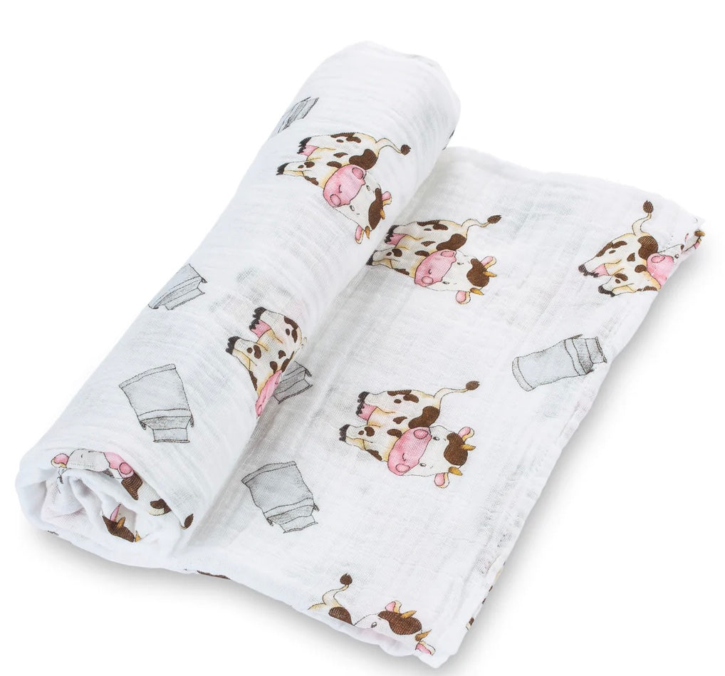 Cow Goes Moo Baby Swaddle