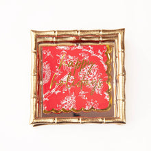 Load image into Gallery viewer, Red Toile Paper Beverage Napkin Packs
