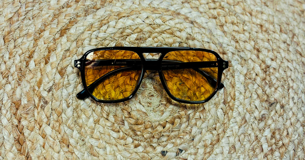 Skye in Amber Sun Glasses