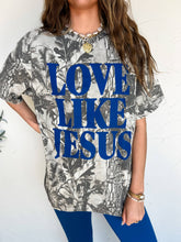Load image into Gallery viewer, Love Like Jesus Camo Tee
