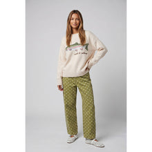 Load image into Gallery viewer, TF26-0628 - Fish sweater with "catch &amp; release" embroidery: CAMEL / S-M-L(3-2-1)
