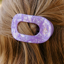 Load image into Gallery viewer, Flat Round Hair Clip | Medium | Lavender Mist
