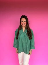Load image into Gallery viewer, V-Neck Stripe Blouse
