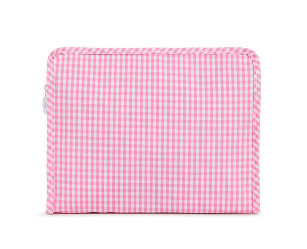 Roadie Pink Gingham Bag