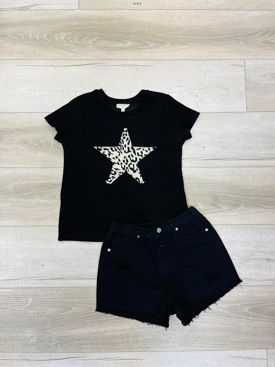 Black Cheetah Star Shirt