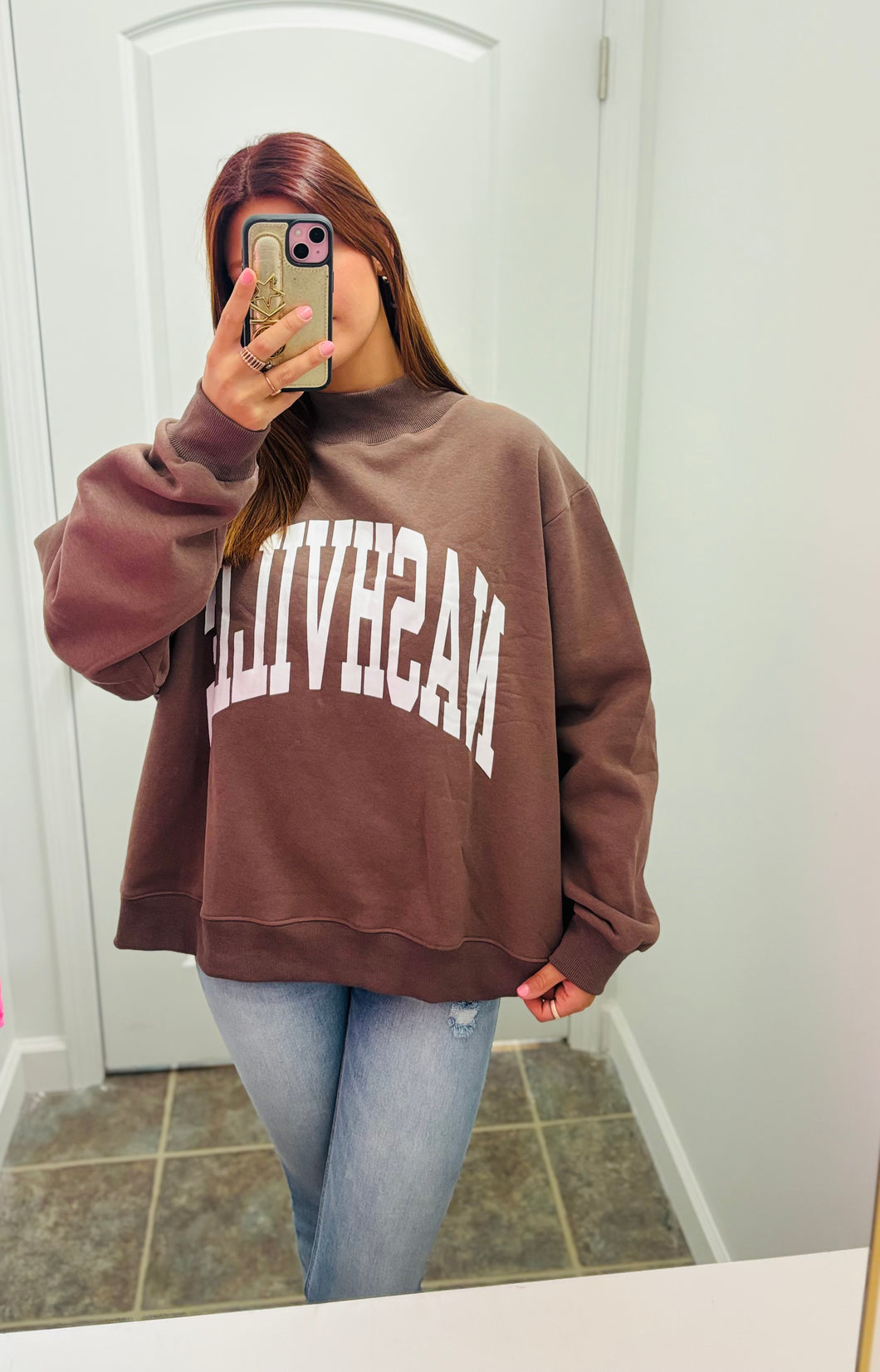 Nashville Collared Crewneck