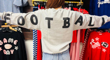 Load image into Gallery viewer, Grey Football Crewneck

