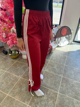 Load image into Gallery viewer, Athletic Stripped With Bow Pants
